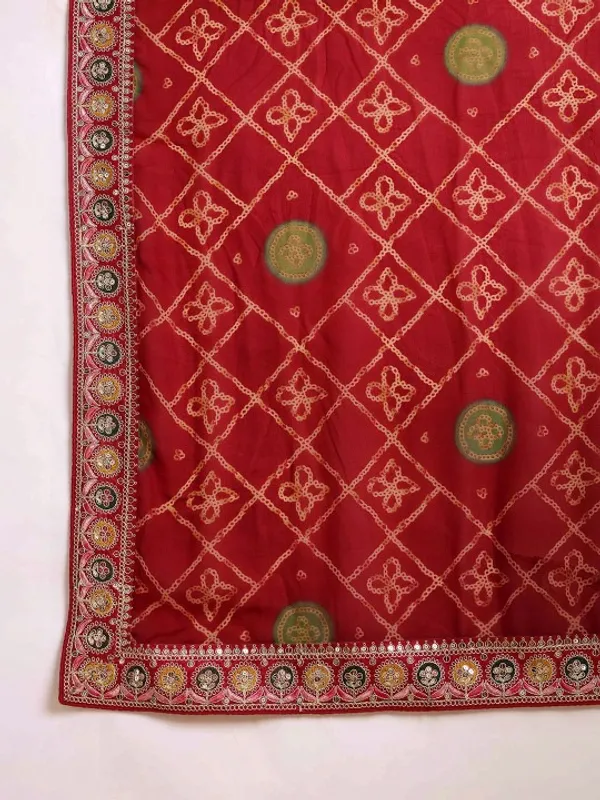 Crimson_Rajwadi_Red_–_Devki3_Bandhej_Wedding_Georgette_Saree