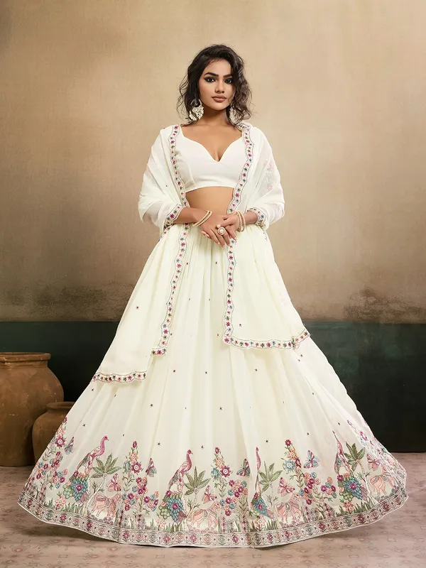 Elegant_Ivory_Forest_Embroidered_Star_Georgette_Lehenga_Choli_with_Dupatta