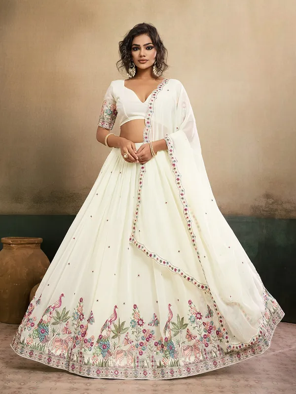 Elegant_Ivory_Forest_Embroidered_Star_Georgette_Lehenga_Choli_with_Dupatta