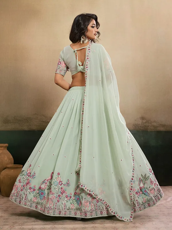 Elegant_Mint_Green_Forest_Embroidered_Star_Georgette_Lehenga_Choli_with_Dupatta