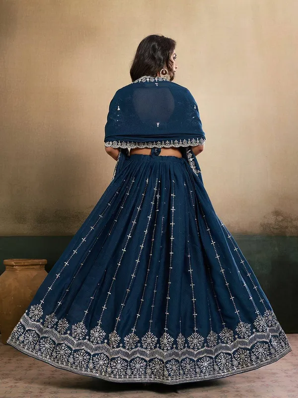 Elegant_Navy_Blue_Embroidered_Star_Georgette_Lehenga_Choli_with_Designer_Dupatta
