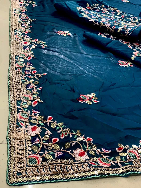 Blue__Party_Wear_Soft_Rangoli_Silk_Saree_For_Women