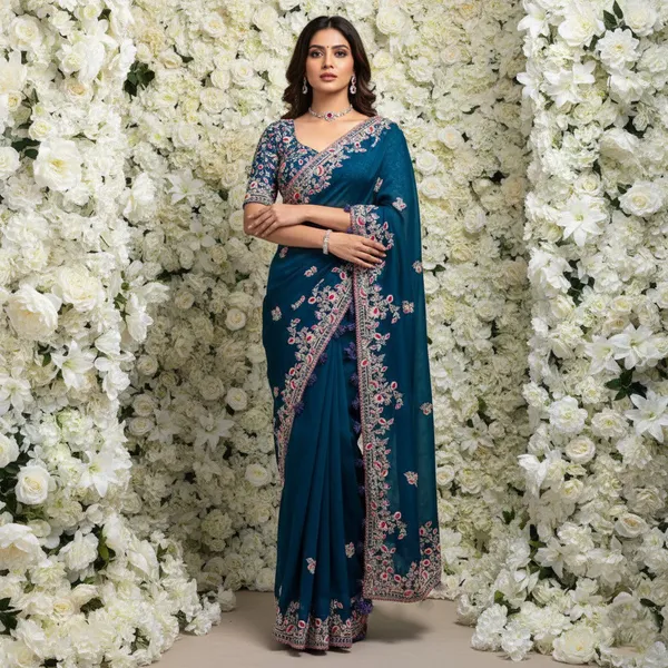 Blue__Party_Wear_Soft_Rangoli_Silk_Saree_For_Women