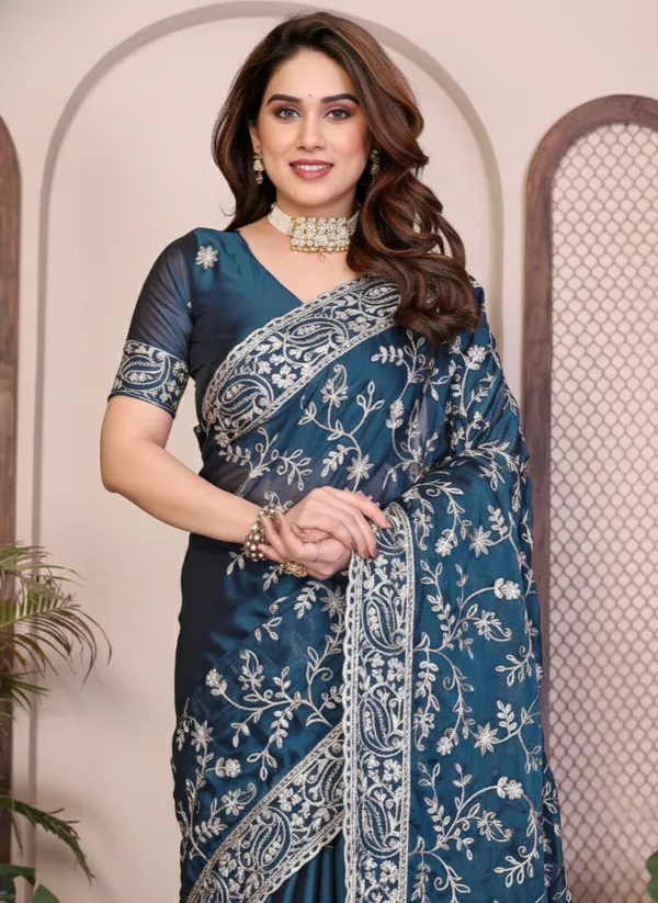 Party_Wear_Rangoli_Silk_Saree_in_Teal_Blue_with_Rich_Embroidery_Cutwork_Border