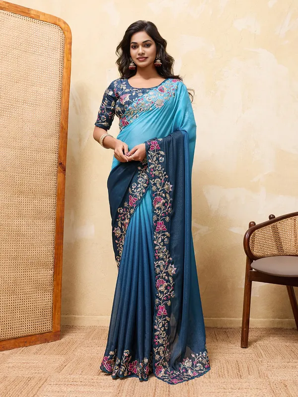 Party_Wear_Soft_Star_Georgette_Saree