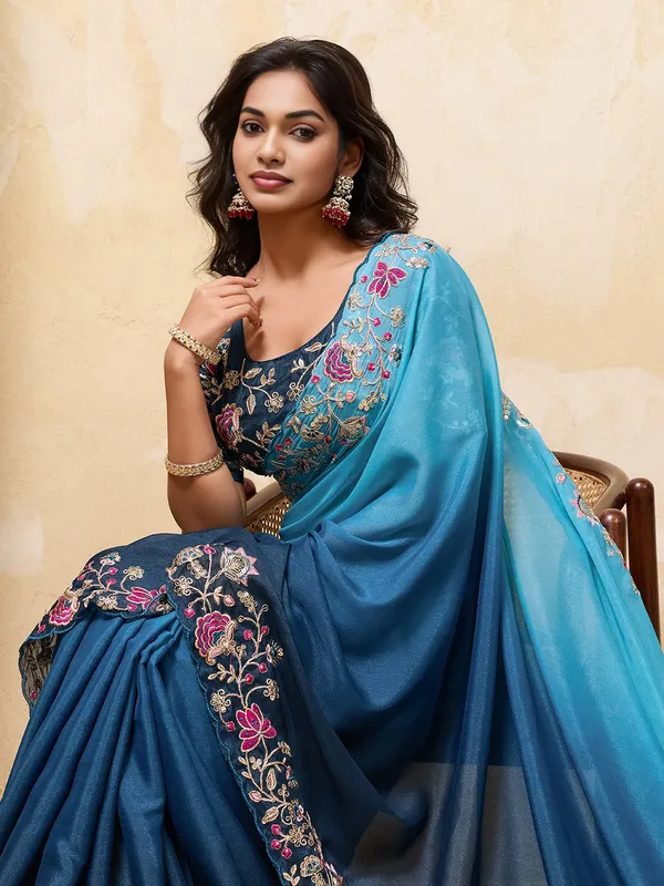 Party_Wear_Soft_Star_Georgette_Saree