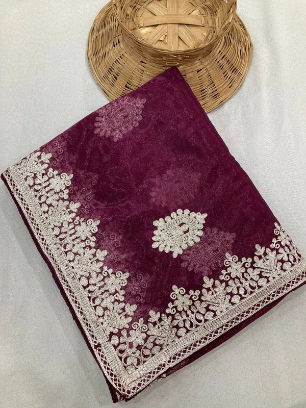 Purple_Color_Twill_Net_Fabric_Embroidery_Work_Ethnic_Partywear_Saree
