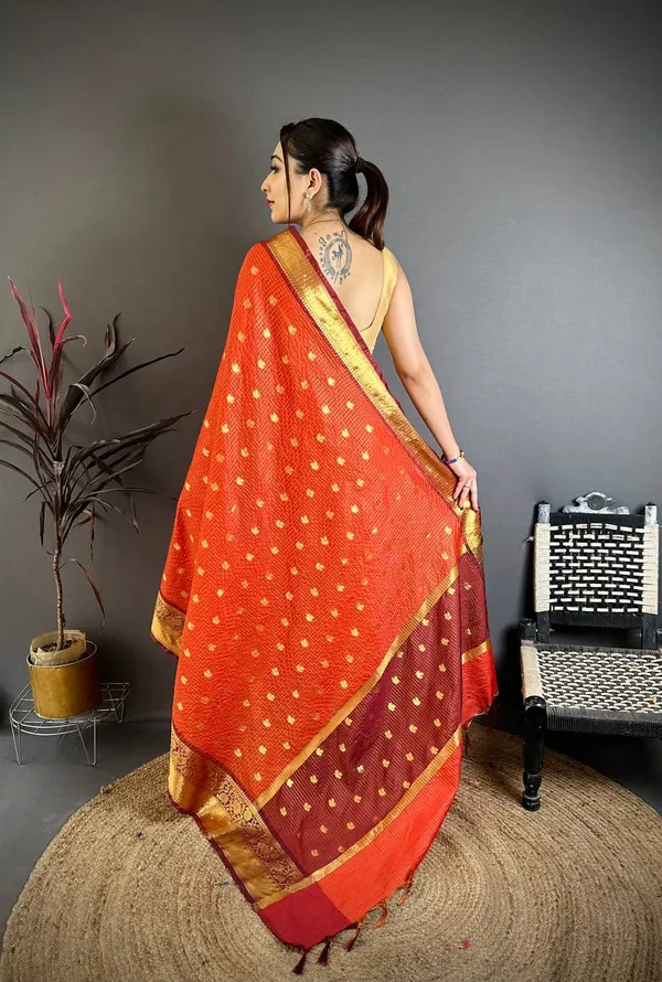 Royal_Burnt_Orange_Banarasi_Tissue_Silk_Saree_with_Zari_Butti_&_Rich_Border