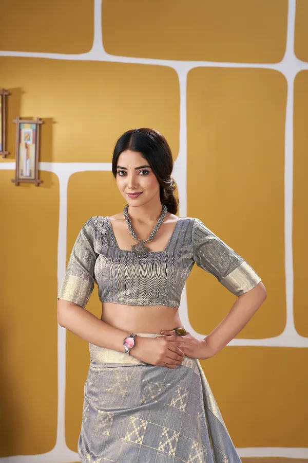 Royal_Grey_Zari_Weaving_Linen_Cotton_Silk_Saree_–_Elegant_Party_&_Wedding_Wear