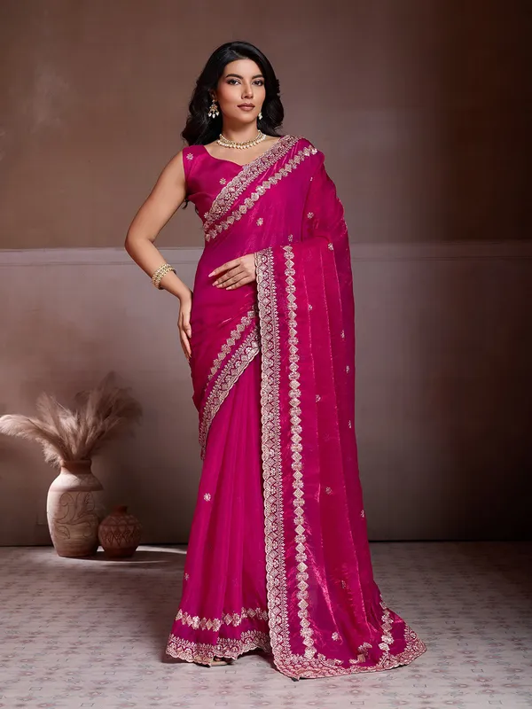 Royal_Magenta_Wine_–_Amruta_Party_Wear_Fendy_Chiffon_Saree