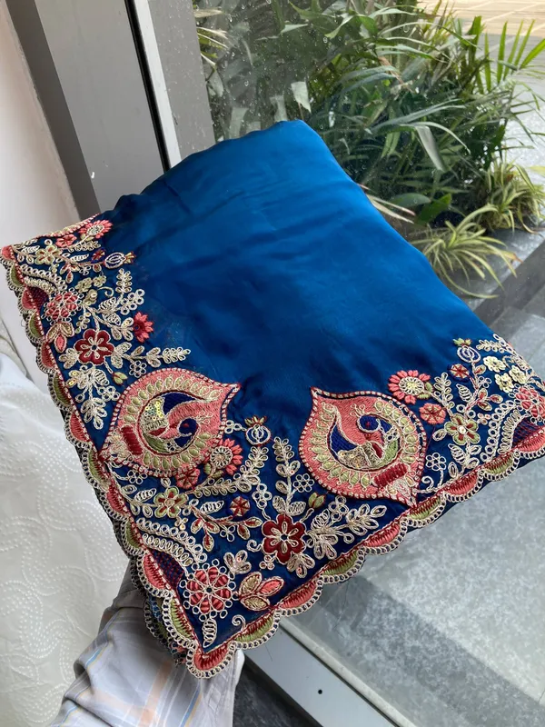 Royal_Navy_Blue_Party_Wear_Soft_Rangoli_Silk_Saree