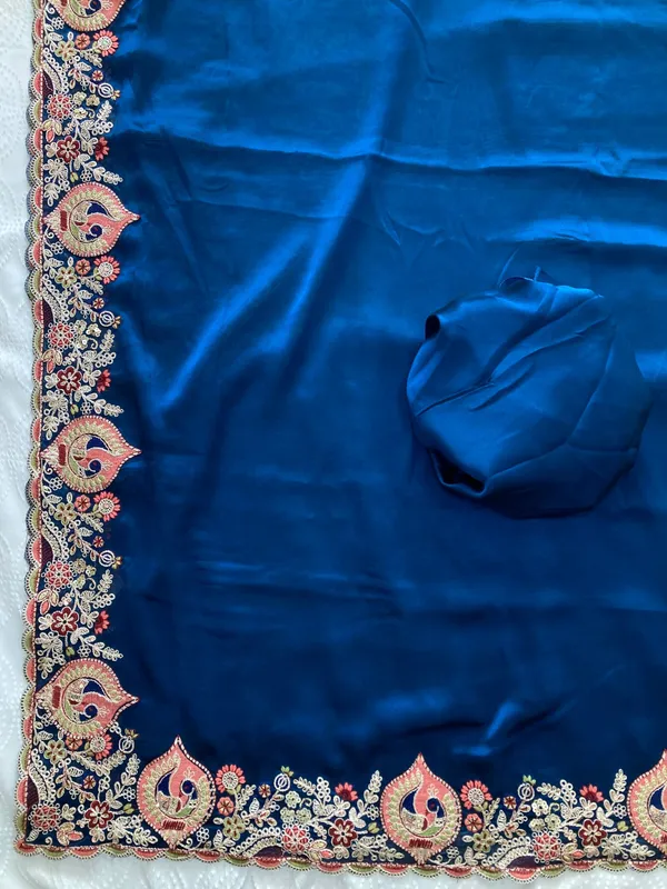 Royal_Navy_Blue_Party_Wear_Soft_Rangoli_Silk_Saree