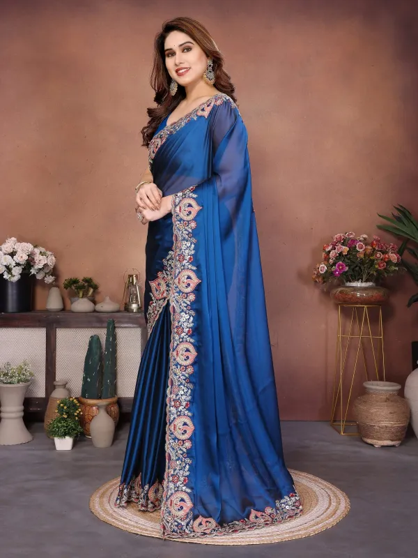 Royal_Navy_Blue_Party_Wear_Soft_Rangoli_Silk_Saree