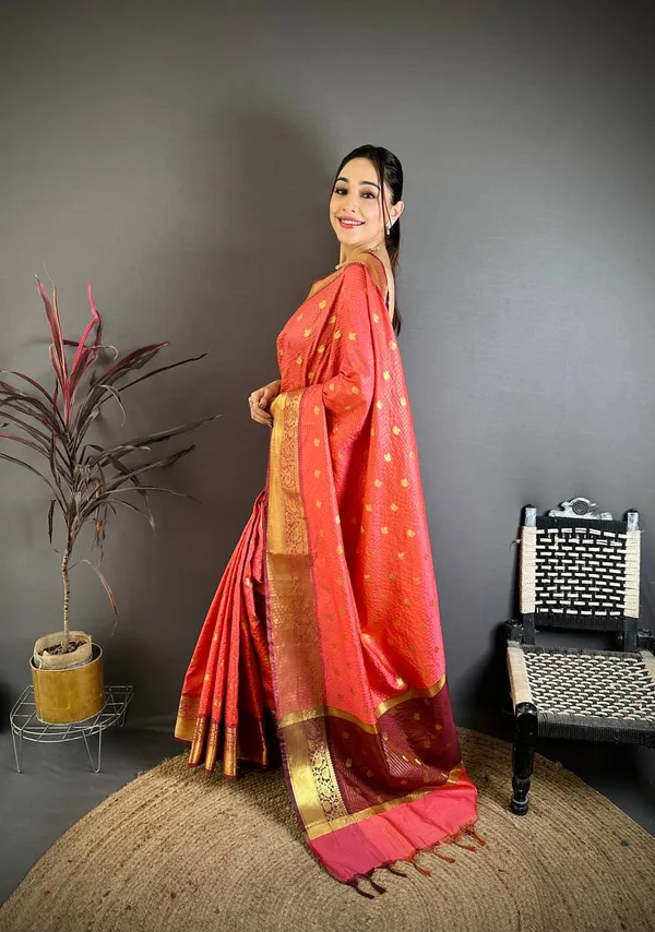 Royal_Rani_Pink_Banarasi_Tissue_Silk_Saree_with_Zari_Butti_&_Heavy_Border
