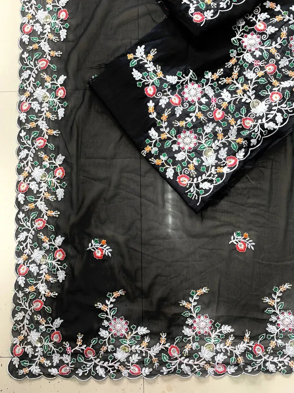 Sargam_Sarees_Midnight_Black_Party_Wear_Soft_Georgette_Saree_with_Heavy_Embroidery