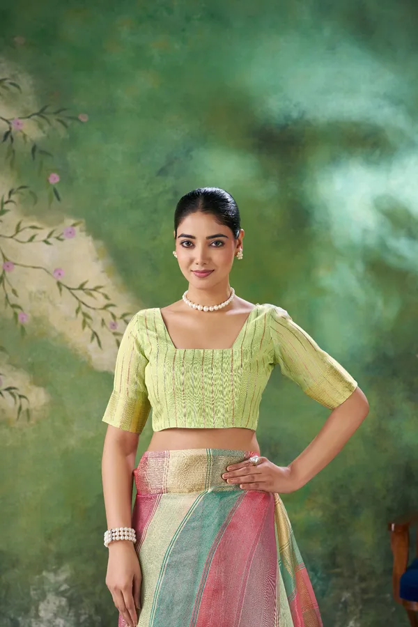 Soft_Linen_Cotton_Silk_Saree_with_Gold_Zari_Weaving_–_Multicolor_Pastel_Wedding_&_Party_Wear