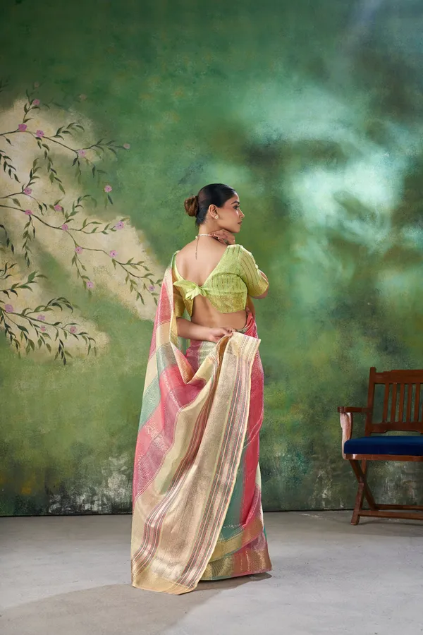Soft_Linen_Cotton_Silk_Saree_with_Gold_Zari_Weaving_–_Multicolor_Pastel_Wedding_&_Party_Wear