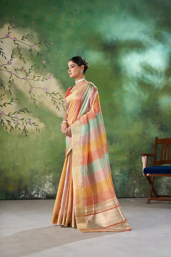 Soft_Linen_Cotton_Silk_Saree_with_Gold_Zari_Weaving_–_Pastel_Multicolor_Elegant_Party_Wear