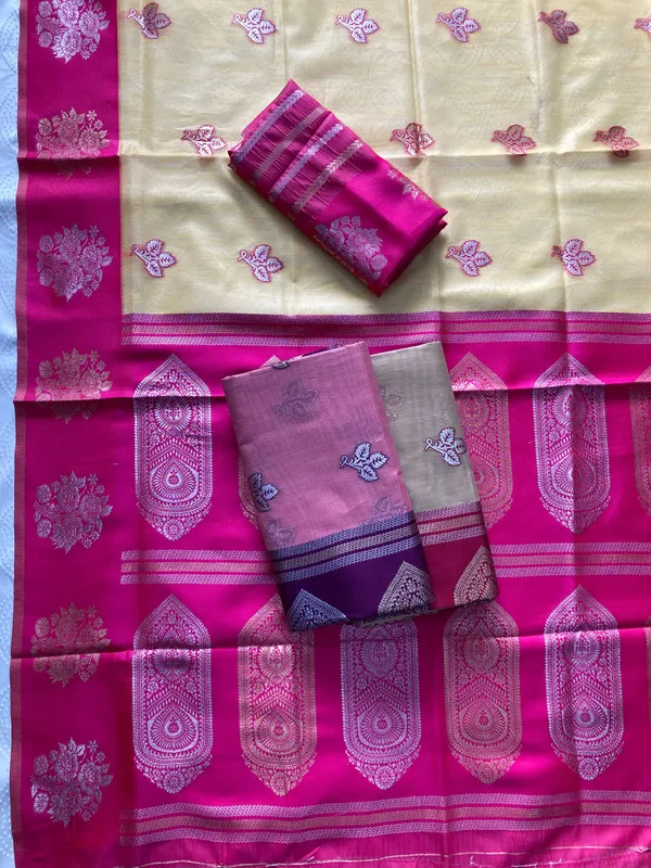 Soft_Pink_&_Royal_Purple_Wedding_Wear_Banarasi_Silk_Saree_with_Heavy_Zari_Woven_Pallu