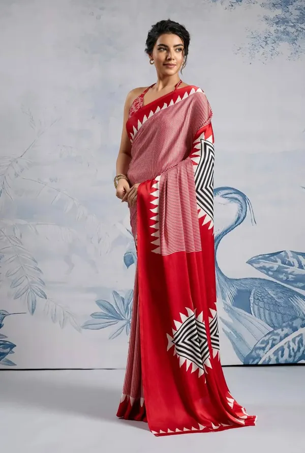 Urban_Flame_Digital_Print_Model_Silk_Saree