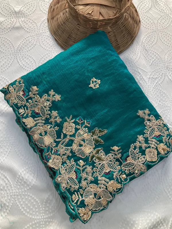 Vinayak_Party_Wear_Soft_Fendy_Chiffon_Embroidered_Saree_with_Blouse