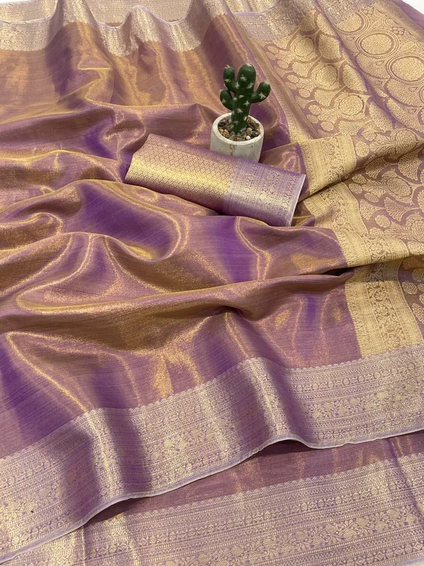 Weaving_Zari_Concept_BANARASI_SOFT_Tissue_SILK_SAREE