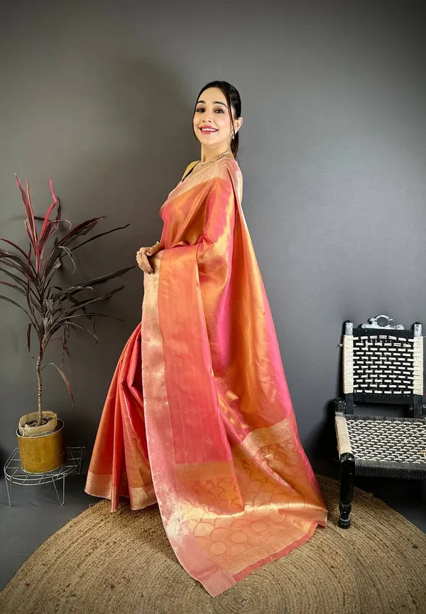 Weaving_Zari_Concept_BANARASI_SOFT_Tissue_SILK_SAREE