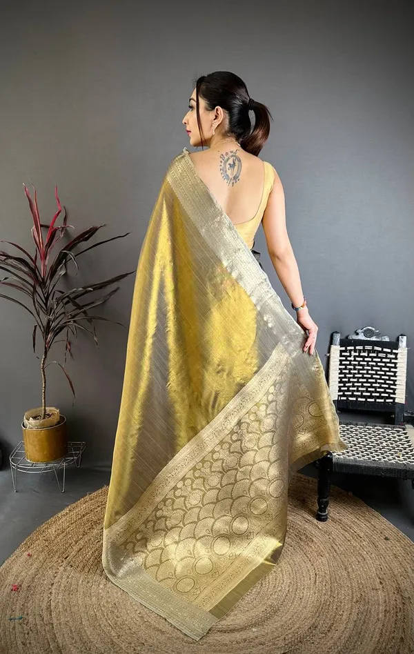 Weaving_Zari_Concept_BANARASI_SOFT_Tissue_SILK_SAREE