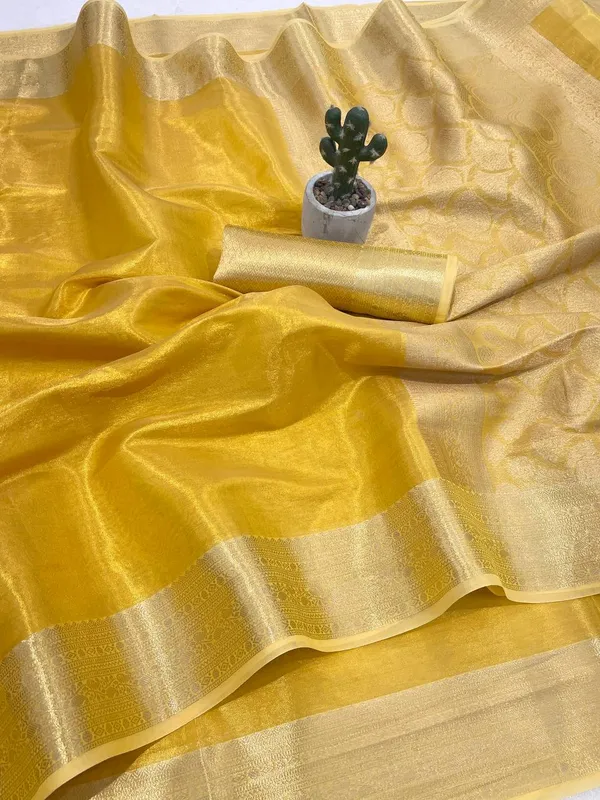 Weaving_Zari_Concept_BANARASI_SOFT_Tissue_SILK_SAREE