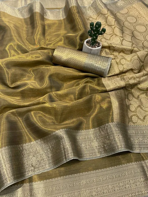 Weaving_Zari_Concept_BANARASI_SOFT_Tissue_SILK_SAREE