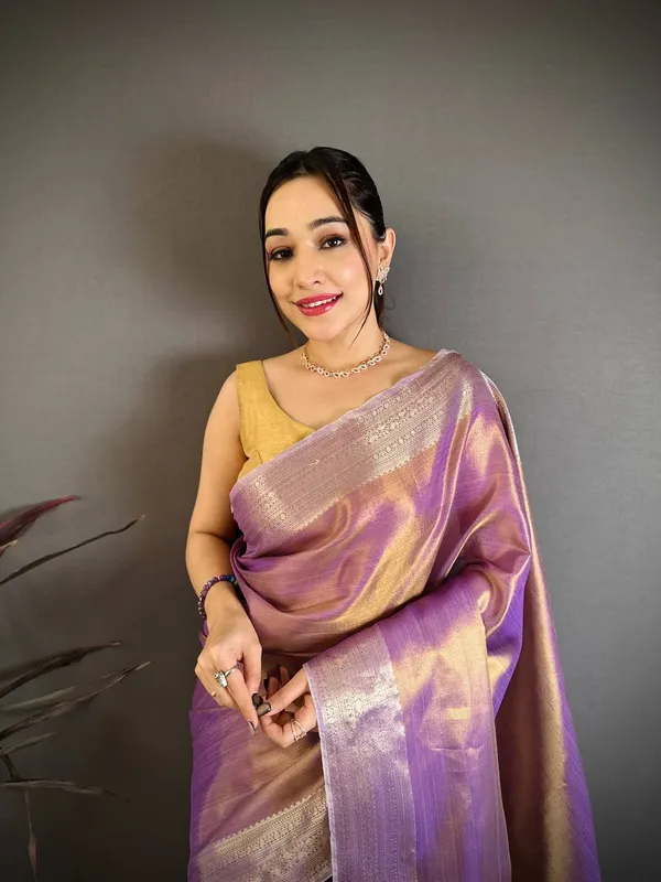 Weaving_Zari_Concept_BANARASI_SOFT_Tissue_SILK_SAREE