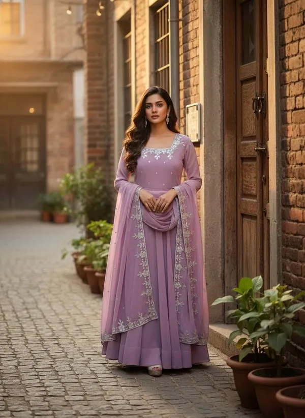 Lavender_Embroidered_Anarkali_Suit_Set_with_Dupatta