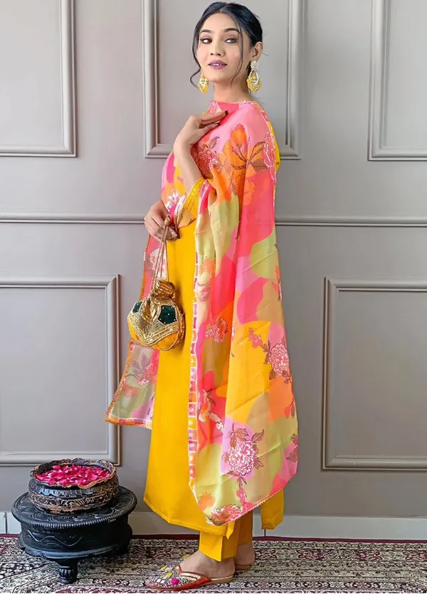 Mustard_Yellow_Embroidered_Kurta_Set_with_Floral_Printed_Dupatta_�_Designer_Ethnic_Kurti_Set_for_Women