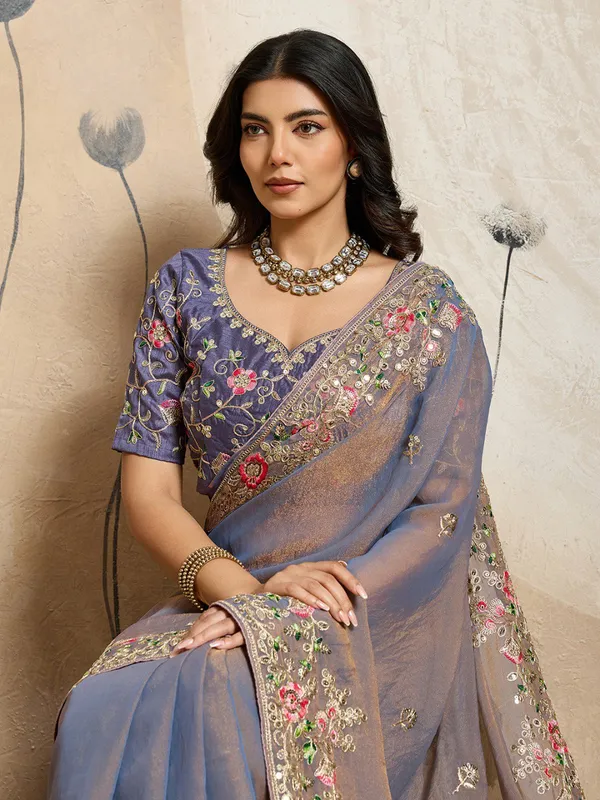 Blue_Wedding_Special_Party_Wear_Soft_Nxc_Moss_Chiffon_Saree_For_Women