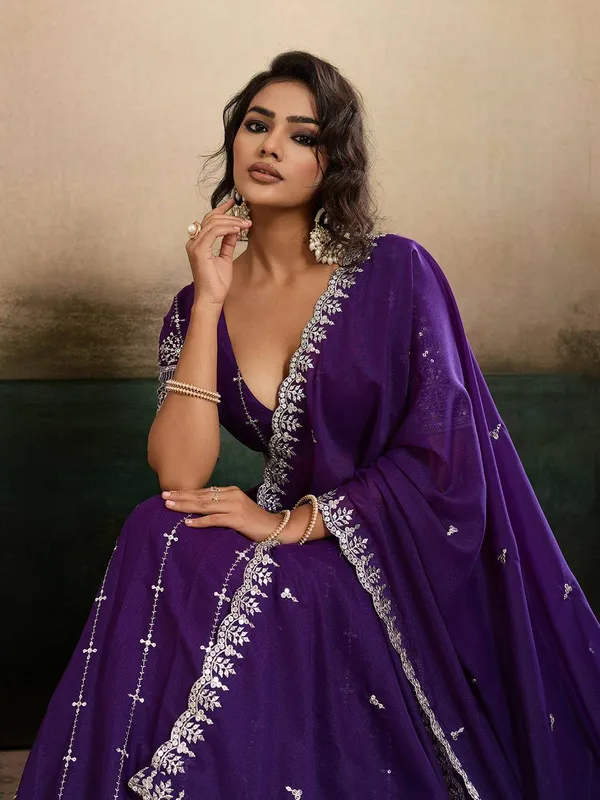 legant_Purple_Embroidered_Star_Georgette_Lehenga_Choli_Set_with_Cutwork_Dupatta
