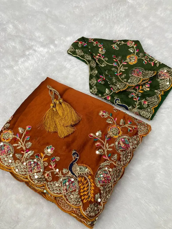 Orange_Soft_Rangoli_Silk_Saree_For_Women