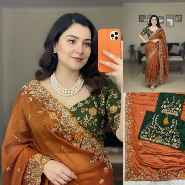 Orange_Soft_Rangoli_Silk_Saree_For_Women