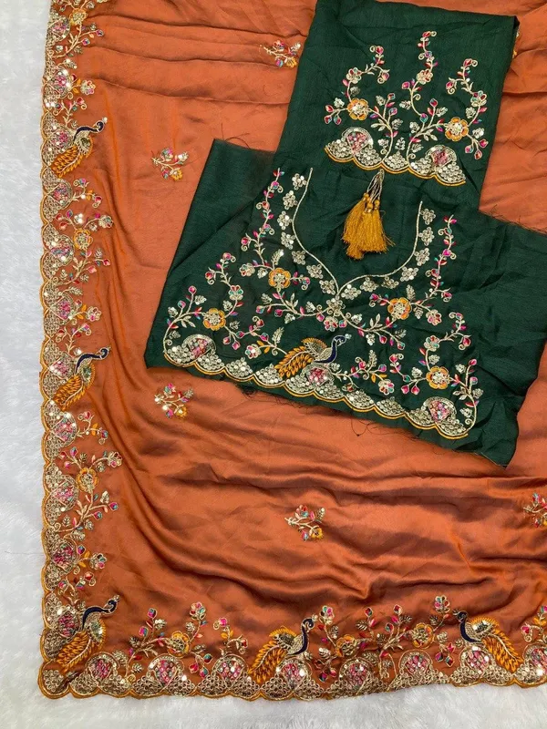 Orange_Soft_Rangoli_Silk_Saree_For_Women