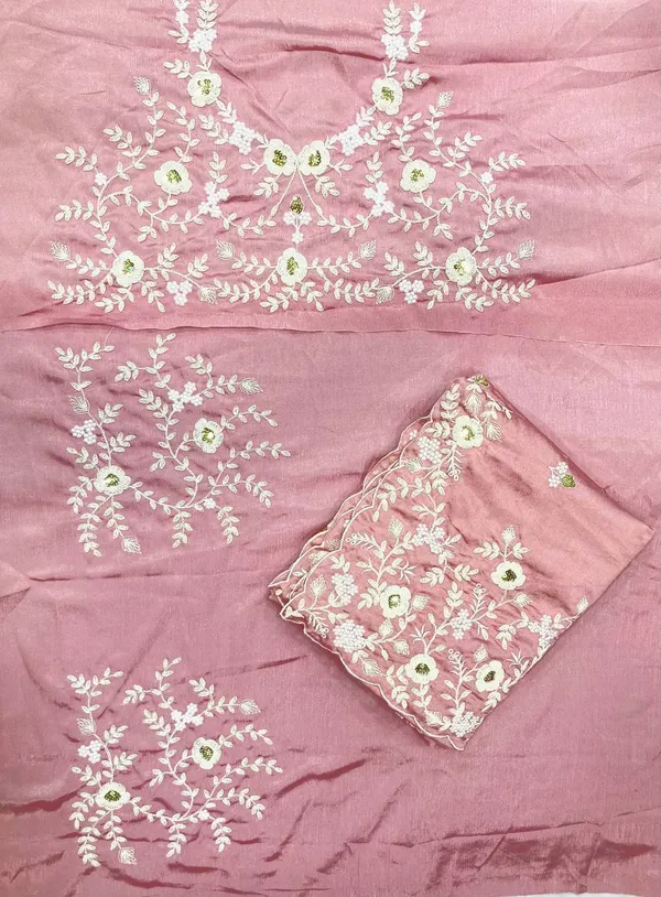 Rose_Pink_Party_Wear_Soft_Pure_Chinon_Silk_Saree_For_Women