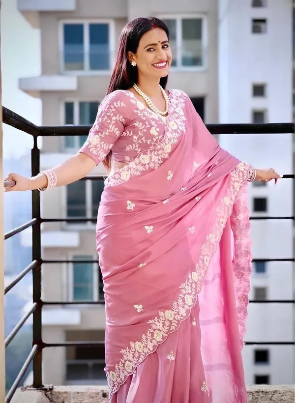 Rose_Pink_Party_Wear_Soft_Pure_Chinon_Silk_Saree_For_Women