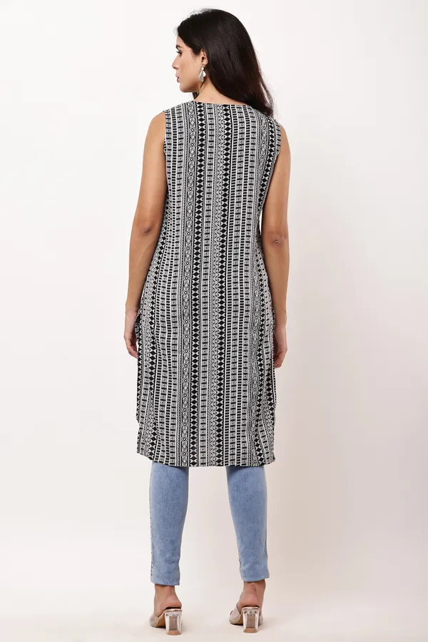 Black_And_Grey_Cotton_Premium_Kurti_For_Women