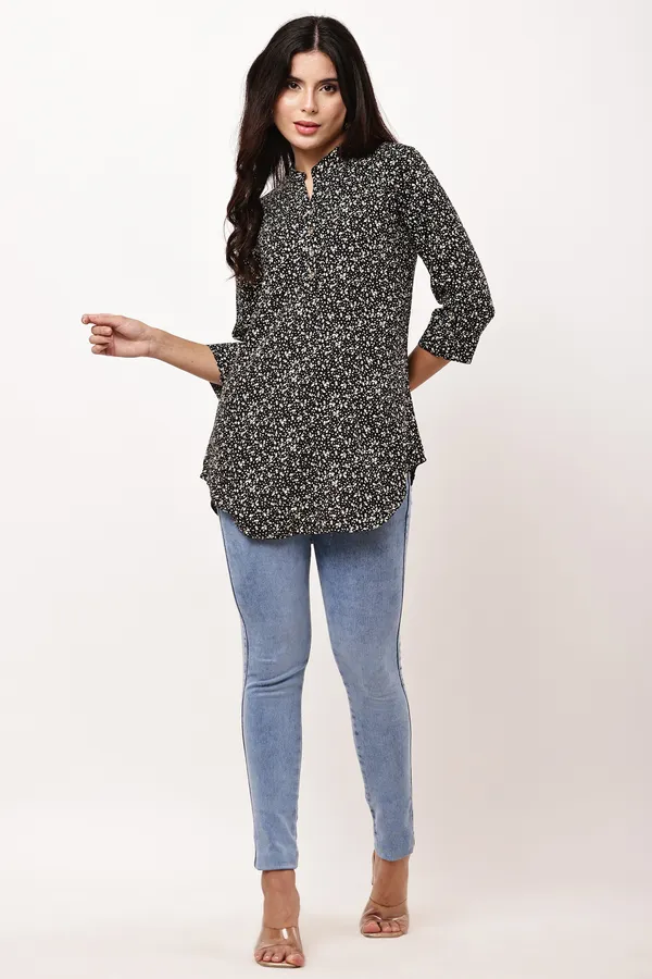 Black_Cotton_Premium_Kurti_For_Women