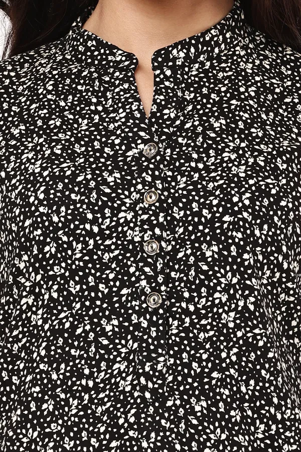 Black_Cotton_Premium_Kurti_For_Women