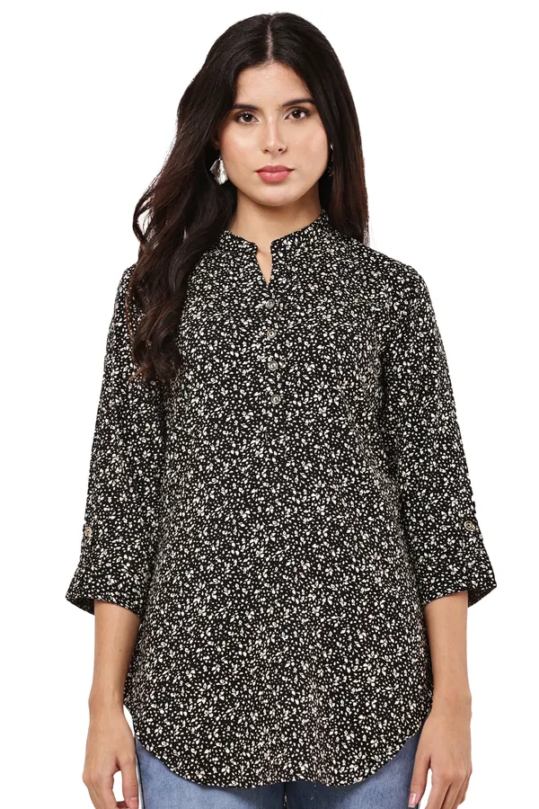 Black_Cotton_Premium_Kurti_For_Women