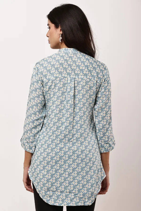 Blue_Cotton_Premium_Kurti_For_Women