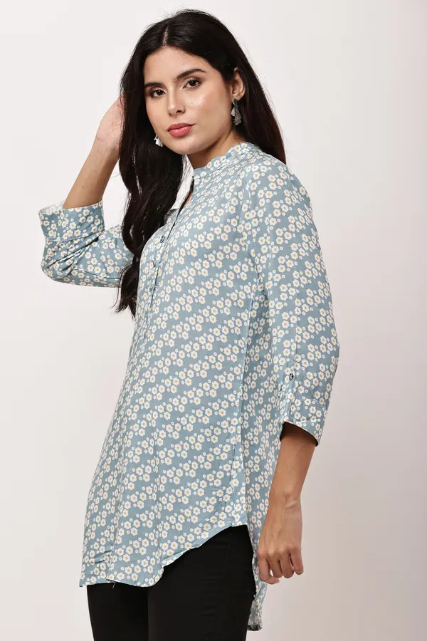 Blue_Cotton_Premium_Kurti_For_Women