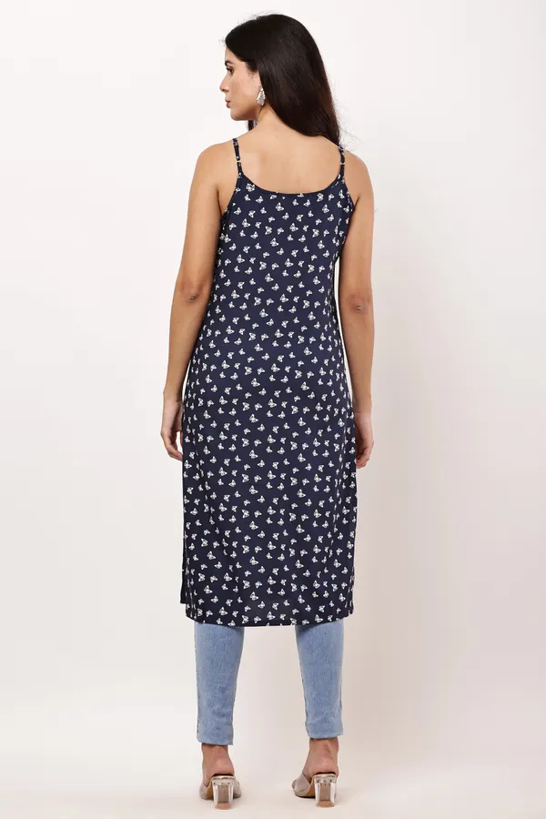 Navy_Blue_Cotton_Premium_Kurti_For_Women