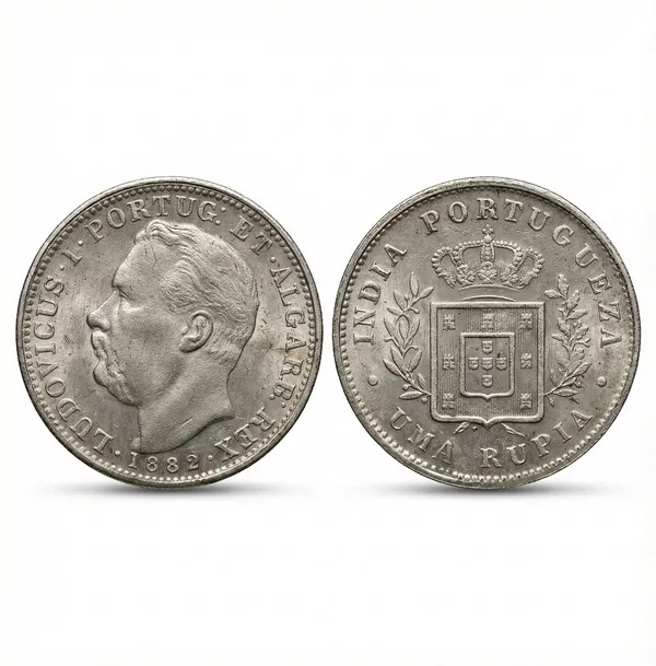 Silver-Plated_1_Rupee_1882_Louis_1_Portugal_Rare_Calcutta_Old_Coin