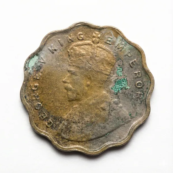 1_Anna_1915_King_George_5Th_British_India_Old_Fancy_Coin