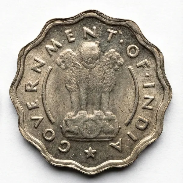 1_Anna_1954_Bull_India_Old_Collecting_Coin